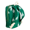 mini rodini sailing boats aop backpack green