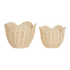 olli ella rattan lily basket set buttercream