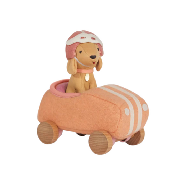 olli ella holdie dog-go racer girl pink