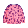 mini rodini squiggly cats aop sweatshirt pink