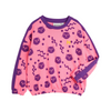 mini rodini squiggly cats aop sweatshirt pink