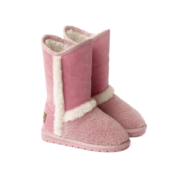 boxbo kids winter warm boots lemonade pink