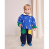 bobo choses beneath the moon all over baby reversible jacket blue