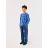 bobo choses beneath the moon all over long sleeve t-shirt blue