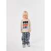 bobo choses little tin soldiers long sleeve t-shirt light brown