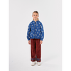 bobo choses beneath the moon all over zipped hoodie blue