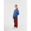 bobo choses beneath the moon all over zipped hoodie blue