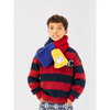 bobo choses color block sheepskin neck warmer multicolor