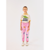 bobo choses wonder horse all over paper bag jogging pants pink