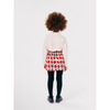 bobo choses harlequin all over quilted woven skirt red