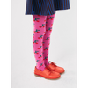 bobo choses cherry all over tights light pink