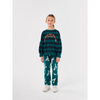 bobo choses circle stripes sweatshirt midnight blue