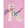 bobo choses magic shoe long sleeve t-shirt fuchsia