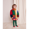 bobo choses color block sheepskin baby jacket multicolor