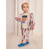 bobo choses little tin soldiers baby long sleeve t-shirt offwhite