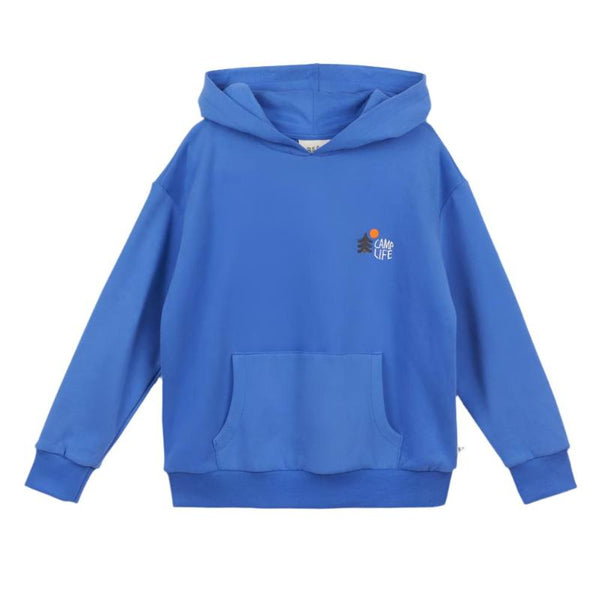 arsene & les pipelettes elyas hoodie electric blue