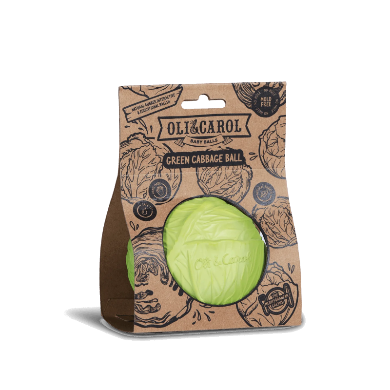 oli & carol green cabbage baby ball