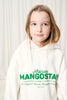 maison mangostan original logo hoodie orange