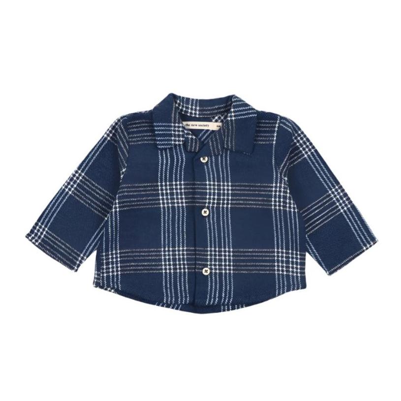 the new society nepal checked baby shirt