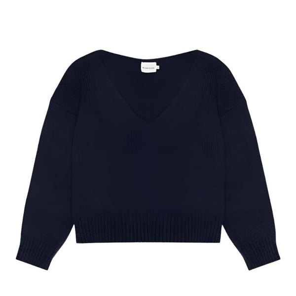 the new society woman regina sweater navy