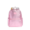 state bags kane kids double pocket backpack pink/silver