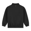 gray label half zip sweatshirt nearly black