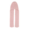 morley vanna hooded scarf pink