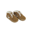 veja baby suede sneakers camel pierre lined