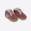 veja baby suede sneakers petal lined