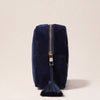 giraffe mother & baby velvet toiletries bag navy