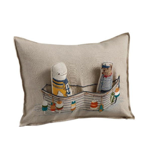 coral & tusk dinghy pocket pillow