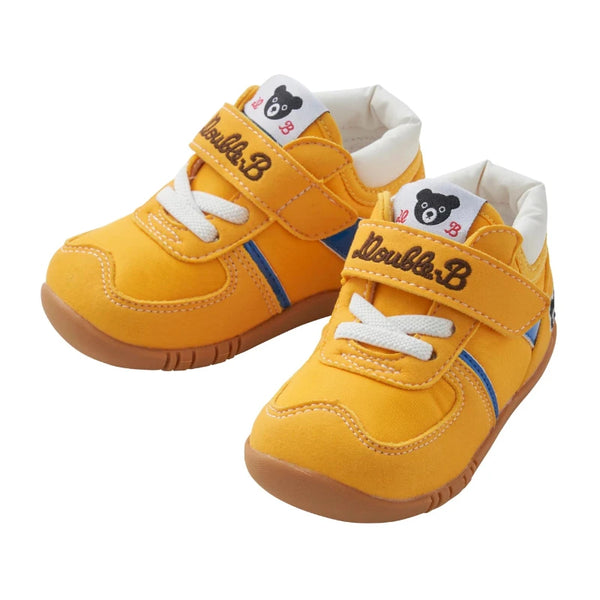 miki house retro first walker shoes yellow