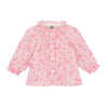 bonton reina baby blouse floral bouqet