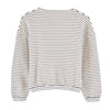 bellerose vaso long sleeve t-shirt stripes ecru blue