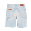 bellerose peers denim shorts light blue