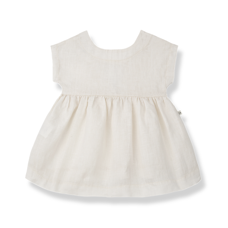 1+ in the family bruna baby dress off white