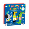 petit collage party animals magnetic play set