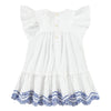 molo cammas baby dress crisp white