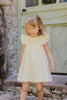 tartine et chocolat gingham smocked dress yellow