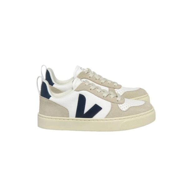 veja v-10 laces sneakers nautico almond