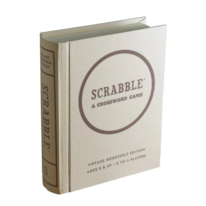 scrabble game vintage book edition