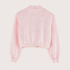 bellerose finess zip up sweatshirt marshmallow