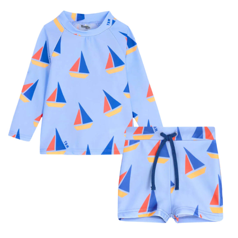 the bonnie mob swim set sailboat