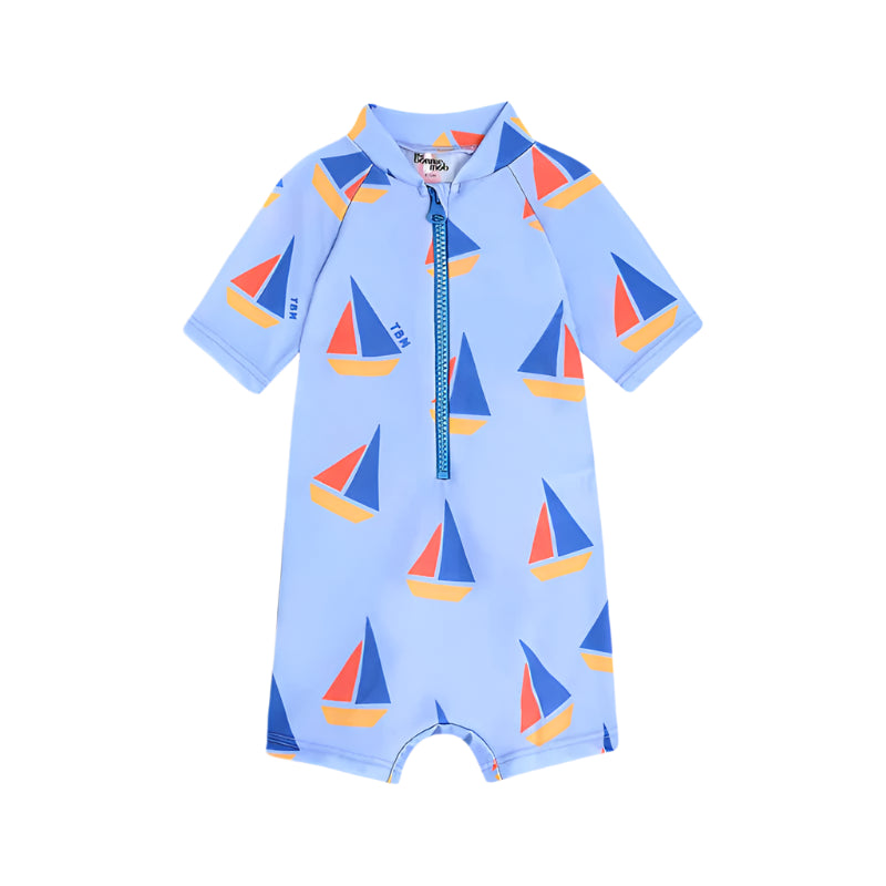 the bonnie mob riki rashguard swimsuit sailboat