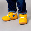 miki house retro first walker shoes yellow