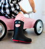 boxbo black kids rainboots