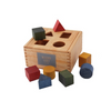 wooden story shape sorter rainbow