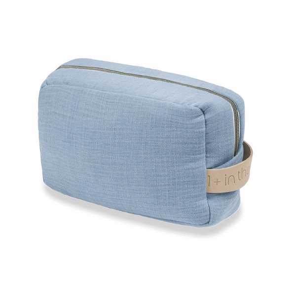 1+ in the family toiletry bag denim