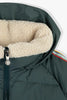 bonton x pyrenex down jacket dark green