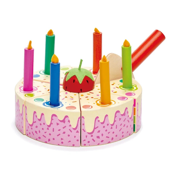 tender leaf toys rainbow birthday cake